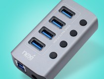 넥시 NX-U1004P (USB3.0허브/4포트/유전원) [메탈] [NX824]