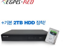 [TVI/AHD/CVI/IP/SD] 이지피스-레드 EGS-TVIAH08-B1 + 2TB / 8CH / HDD 2TB 포함 / 하이브리드 녹화기[TVI/AHD/CVI/IP/SD] 이지피스-레드 EGS-TVIAH08-B1 + 2TB / 8CH / HDD 2TB 포함 / 하이브리드 녹화기